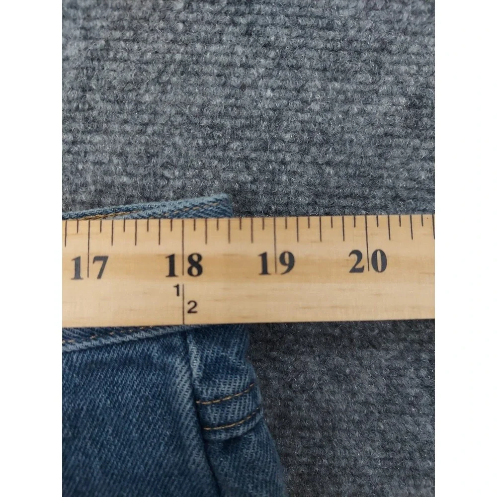 Wrangler Jeans Mens 38x36 Blue Cotton Straight Leg Work Wear Western Denim‎